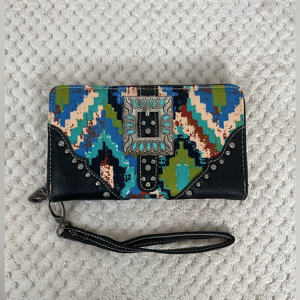 Montana West Aztec Inspired Design Wallet